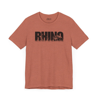 RHINO Adult Unisex Tee Shirt by Zoo Guide™