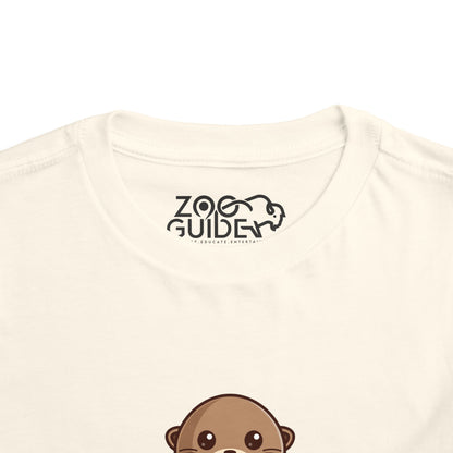 Otter Kawaii Style Toddler Tee Shirt by Zoo Guide™