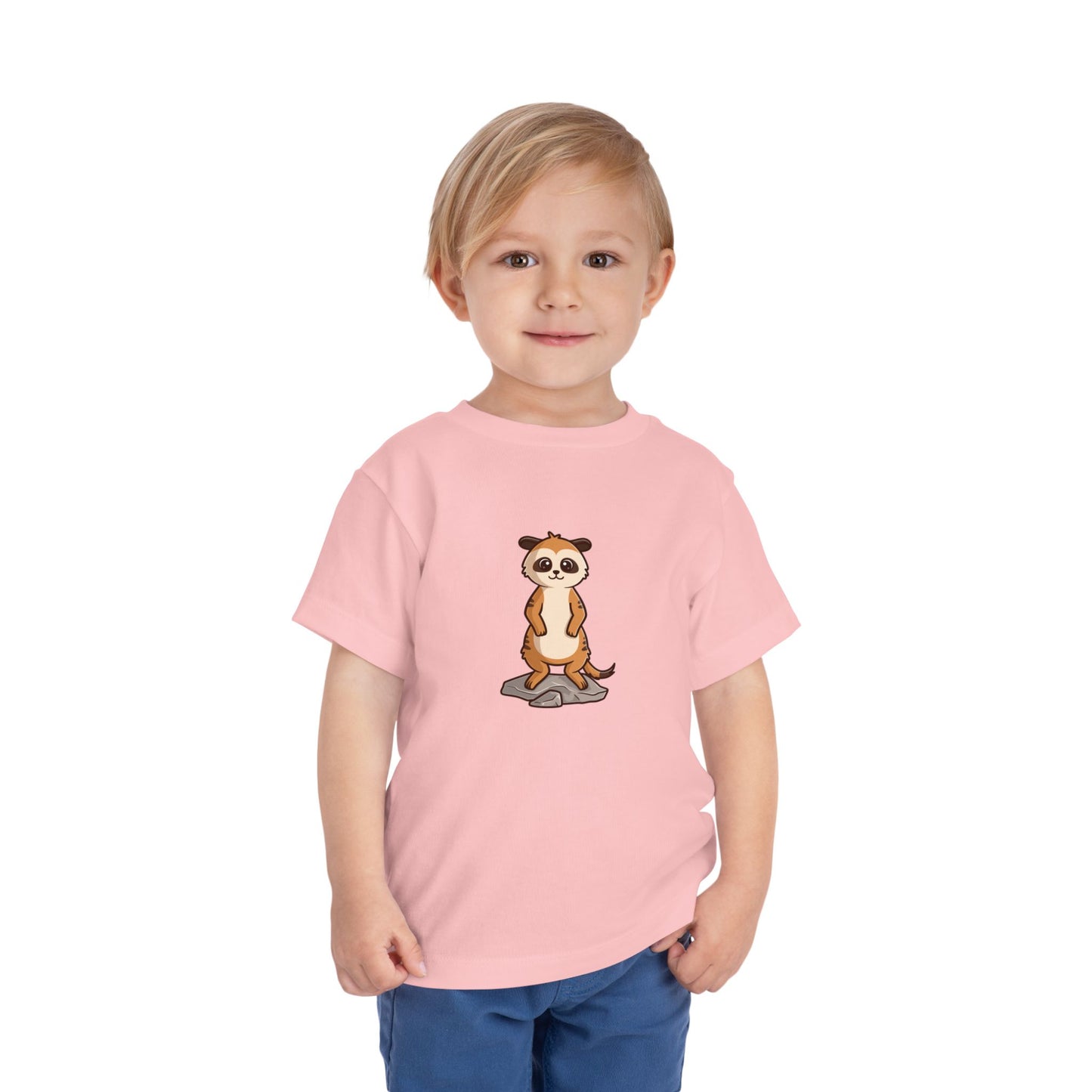 Meerkat Kawaii Style Toddler Tee Shirt by Zoo Guide™