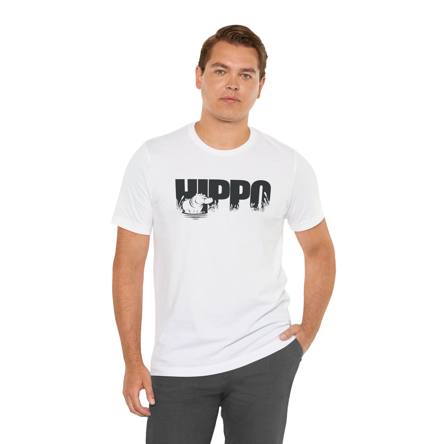 HIPPO Adult Unisex Tee Shirt by Zoo Guide™