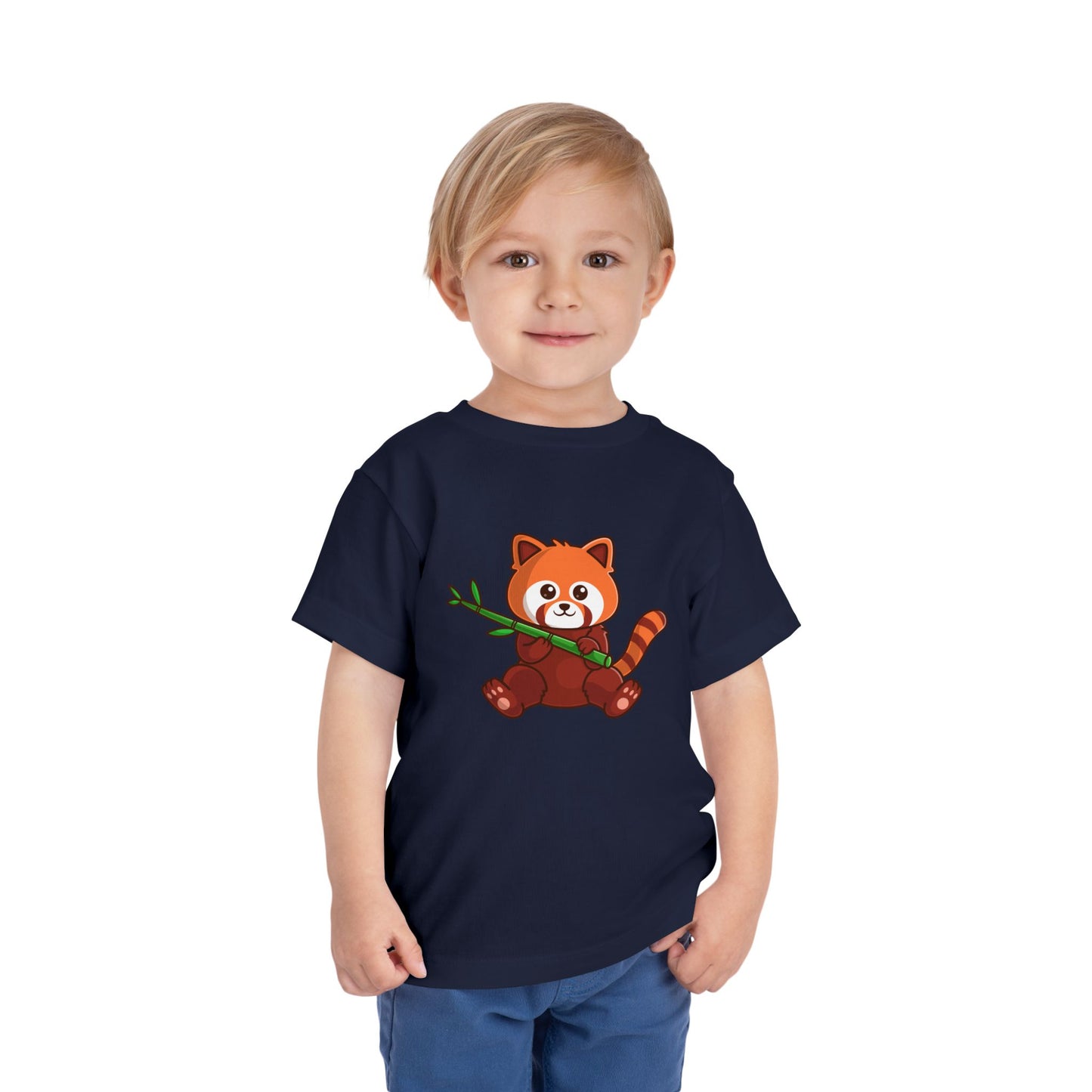 Red Panda Kawaii Style Toddler Tee Shirt by Zoo Guide™