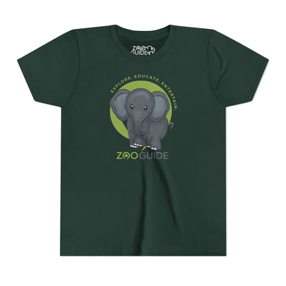 African Elephant in Zoo Guide™ Waypoint Icon Youth Tee Shirt by Zoo Guide™