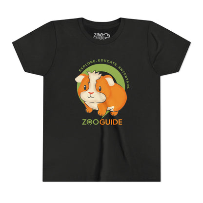 Guinea Pig in Zoo Guide™ Waypoint Icon Youth Tee Shirt by Zoo Guide™