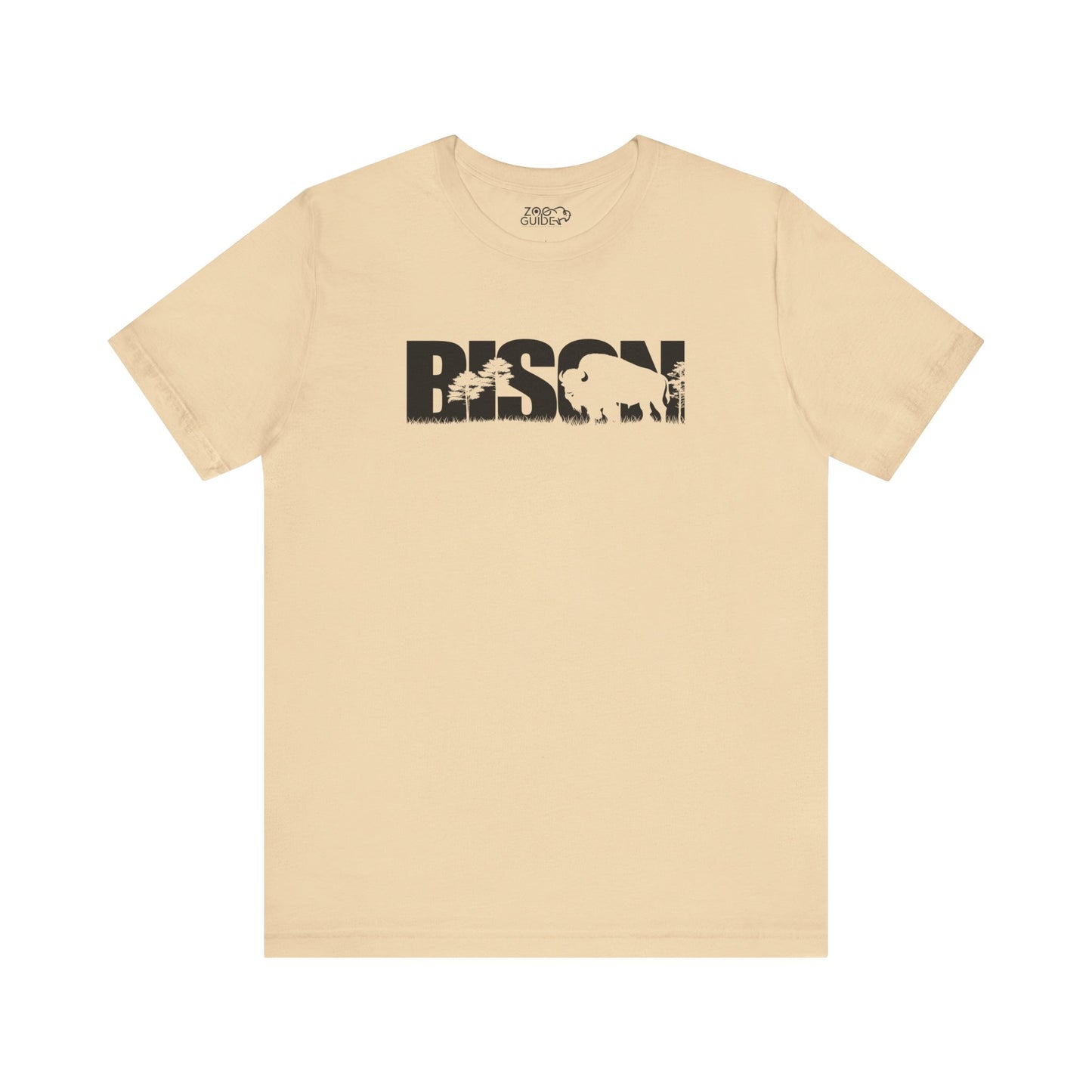 BISON Adult Unisex Tee Shirt by Zoo Guide™