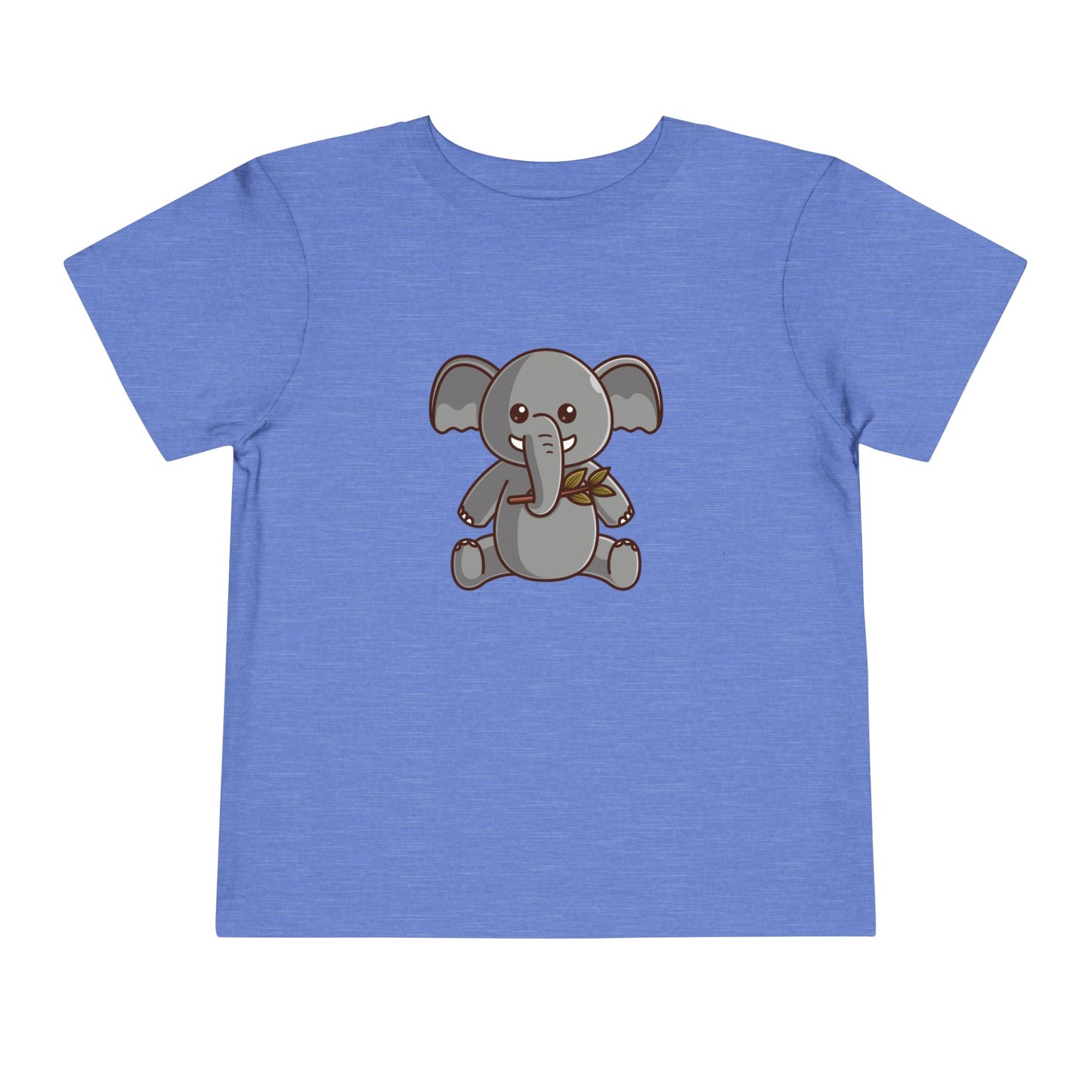 African Elephant Kawaii Style Toddler Tee Shirt by Zoo Guide™