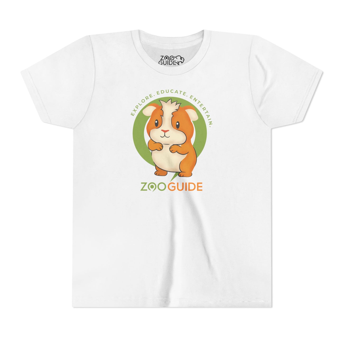 Guinea Pig Standing in Zoo Guide™ Waypoint Icon Youth Tee Shirt by Zoo Guide™