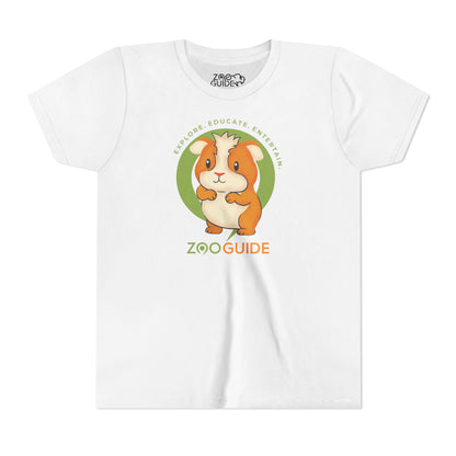 Guinea Pig Standing in Zoo Guide™ Waypoint Icon Youth Tee Shirt by Zoo Guide™