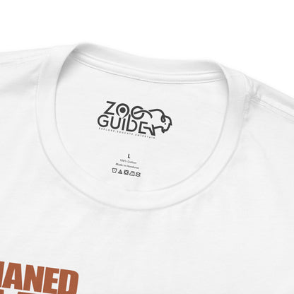 MANED WOLF Color Adult Unisex Tee Shirt by Zoo Guide™
