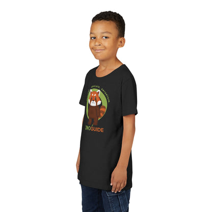 Red Panda Standing in Zoo Guide™ Waypoint Icon Youth Tee Shirt by Zoo Guide™