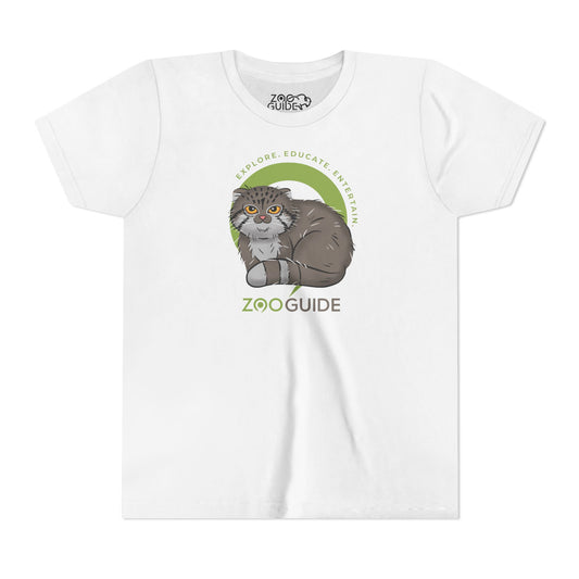 Pallas's Cat in Zoo Guide™ Waypoint Icon Youth Tee Shirt by Zoo Guide™