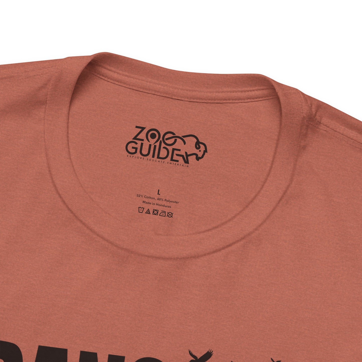 ORANGUTAN Adult Unisex Tee Shirt by Zoo Guide™