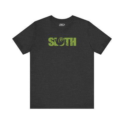 SLOTH Color Adult Unisex Tee Shirt by Zoo Guide™