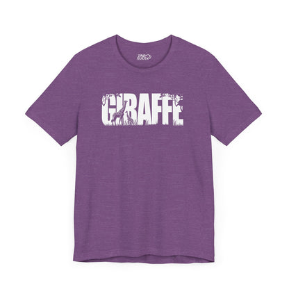 GIRAFFE Adult Unisex Tee Shirt by Zoo Guide™