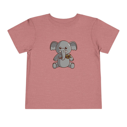 African Elephant Kawaii Style Toddler Tee Shirt by Zoo Guide™