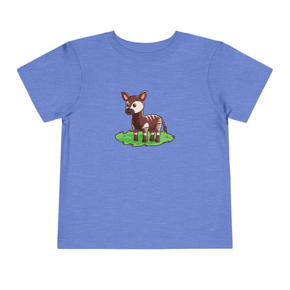 Okapi Kawaii Style Toddler Tee Shirt by Zoo Guide™