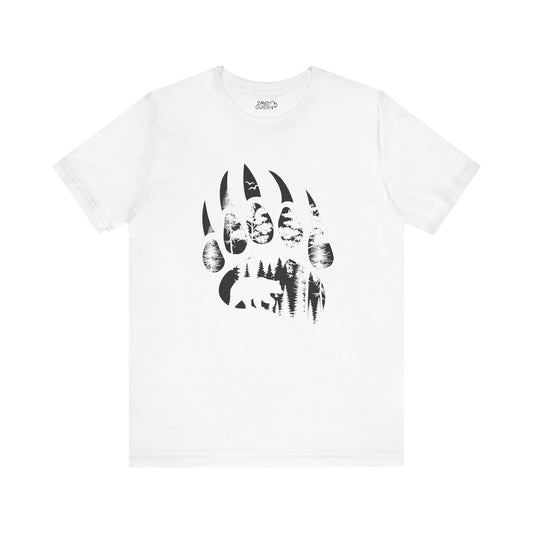 Bear Print Adult Unisex Tee Shirt by Zoo Guide™