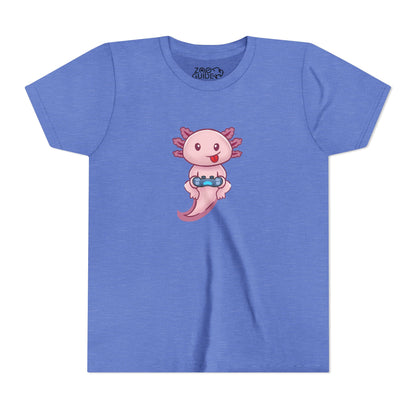 Axolotl Gaming Youth Tee Shirt by Zoo Guide™