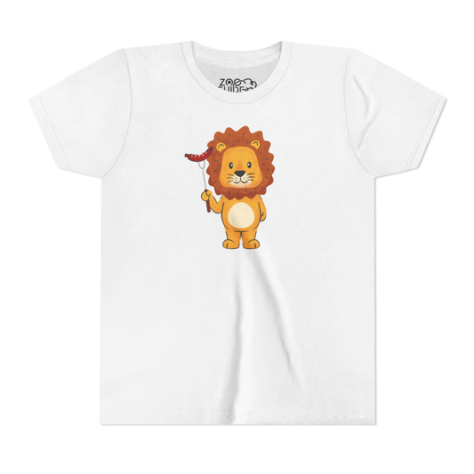 African Lion Grill Master Youth Tee Shirt by Zoo Guide™