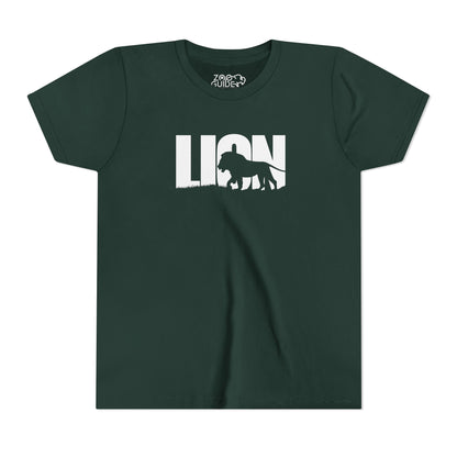 LION Youth Tee Shirt by Zoo Guide™
