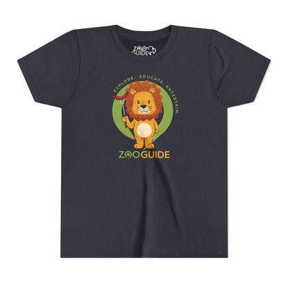 African Lion Grill Master in Zoo Guide™ Waypoint Icon Youth Tee Shirt by Zoo Guide™