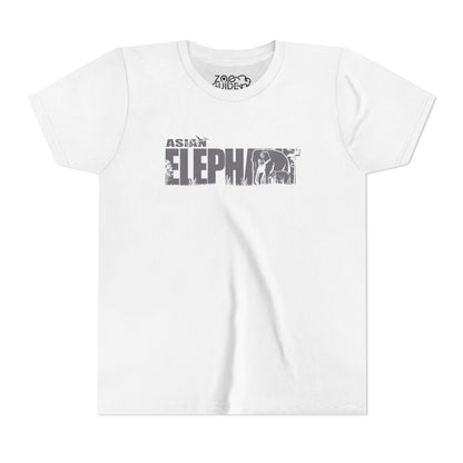 ASIAN ELEPHANT Youth Tee Shirt by Zoo Guide™