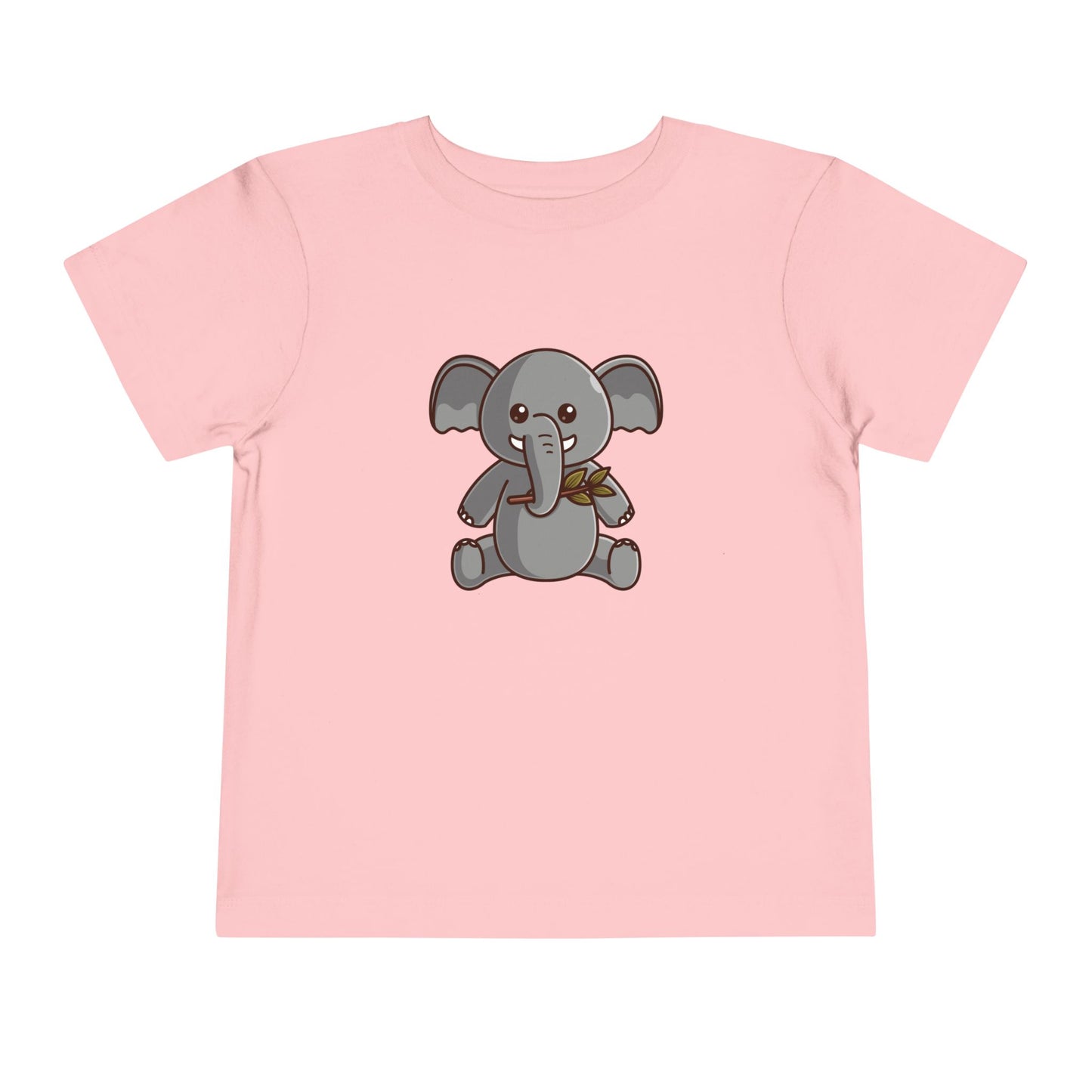 African Elephant Kawaii Style Toddler Tee Shirt by Zoo Guide™