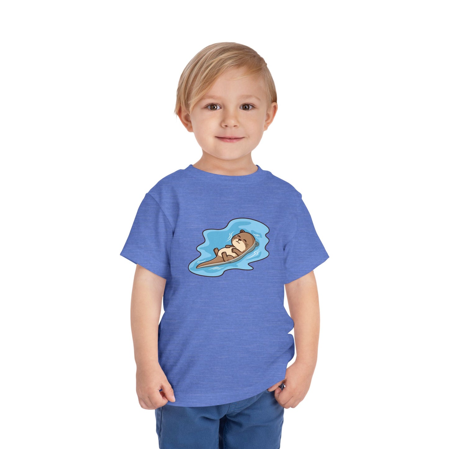 Otter Kawaii Style Toddler Tee Shirt by Zoo Guide™