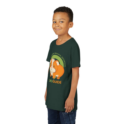 Guinea Pig in Zoo Guide™ Waypoint Icon Youth Tee Shirt by Zoo Guide™