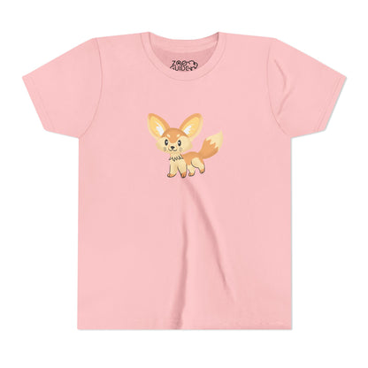 Fennec Fox Prancing Youth Tee Shirt by Zoo Guide™