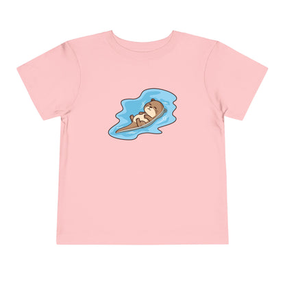 Otter Kawaii Style Toddler Tee Shirt by Zoo Guide™