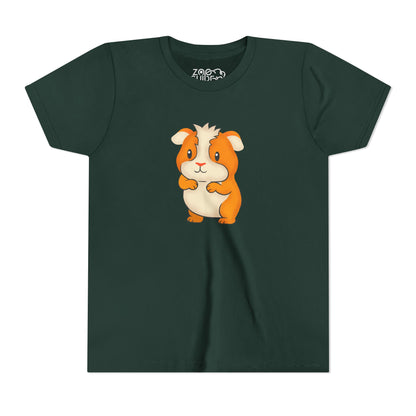 Guinea Pig Standing Youth Tee Shirt by Zoo Guide™