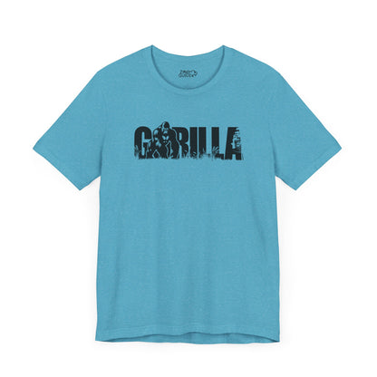 GORILLA Adult Unisex Tee Shirt by Zoo Guide™