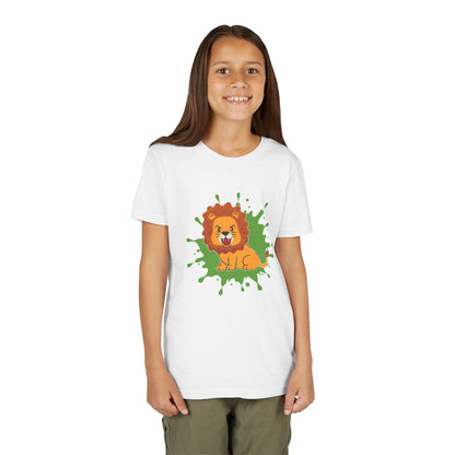 Roaring Lion Color Splash Youth Tee Shirt by Zoo Guide™