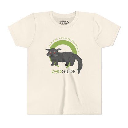 Binturong in Zoo Guide™ Waypoint Icon Youth Tee Shirt by Zoo Guide™