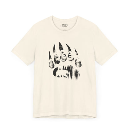 Bear Print Adult Unisex Tee Shirt by Zoo Guide™