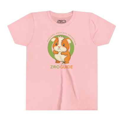 Guinea Pig Standing in Zoo Guide™ Waypoint Icon Youth Tee Shirt by Zoo Guide™