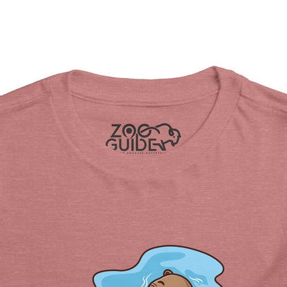 Otter Kawaii Style Toddler Tee Shirt by Zoo Guide™