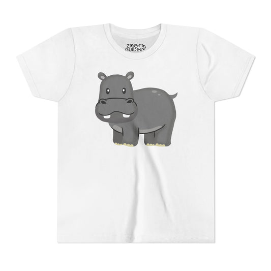 Hippo Youth Tee Shirt by Zoo Guide™