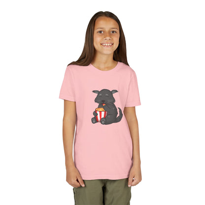Binturong Eating Popcorn Youth Tee Shirt by Zoo Guide™