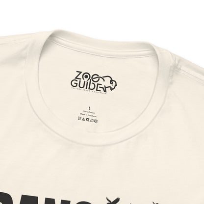 ORANGUTAN Adult Unisex Tee Shirt by Zoo Guide™