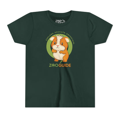 Guinea Pig Standing in Zoo Guide™ Waypoint Icon Youth Tee Shirt by Zoo Guide™