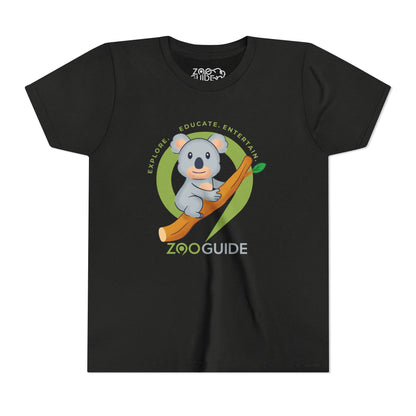 Koala on Branch in Zoo Guide™ Waypoint Icon Youth Tee Shirt by Zoo Guide™