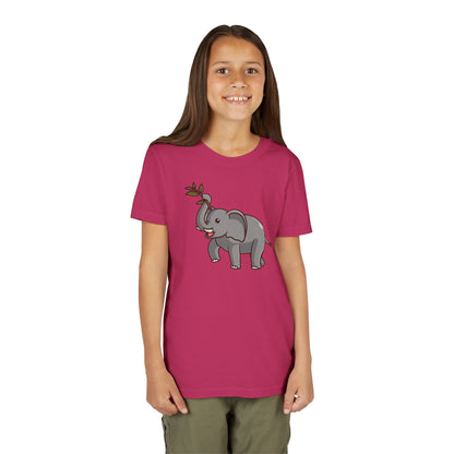 African Elephant Kawaii Style Youth Tee Shirt by Zoo Guide™