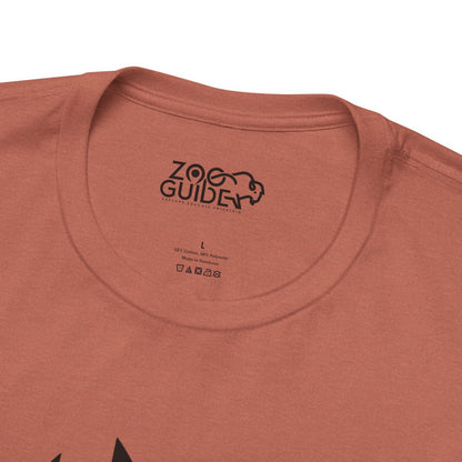 Bear Print Adult Unisex Tee Shirt by Zoo Guide™