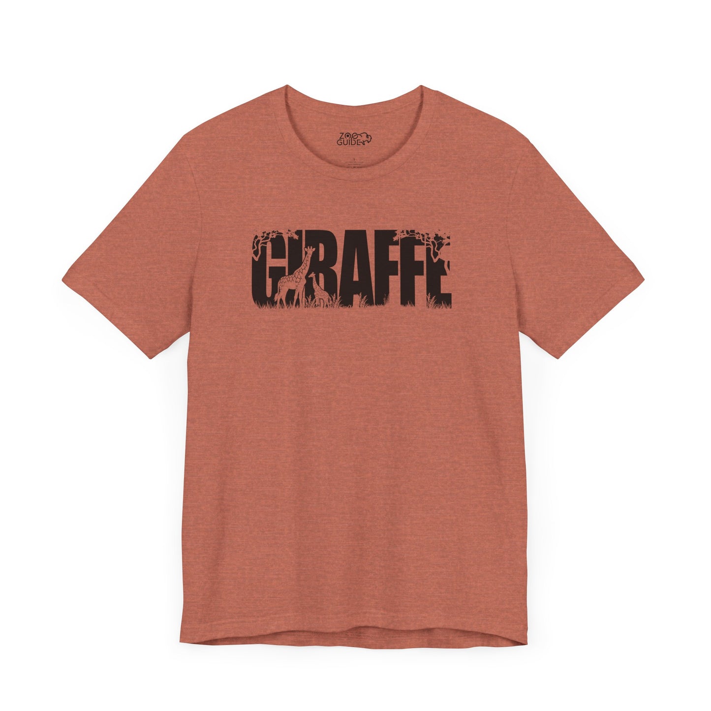 GIRAFFE Adult Unisex Tee Shirt by Zoo Guide™