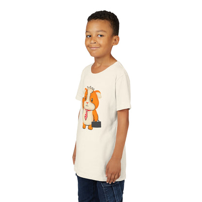 Guinea Pig "Off to Work" Youth Tee Shirt by Zoo Guide™