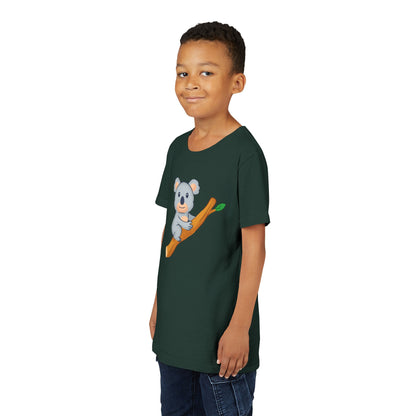 Koala on Branch Youth Tee Shirt by Zoo Guide™