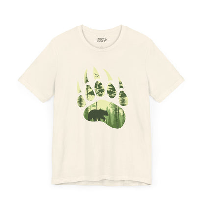 Bear Print Adult Unisex Tee Shirt by Zoo Guide™