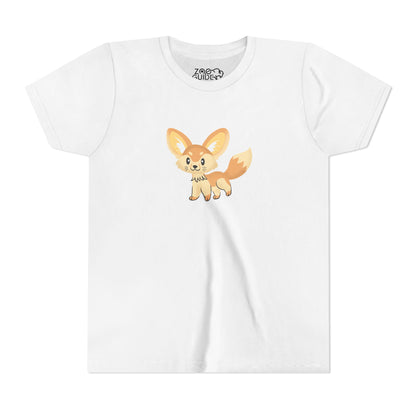 Fennec Fox Prancing Youth Tee Shirt by Zoo Guide™