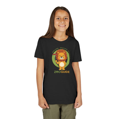 African Lion Grill Master in Zoo Guide™ Waypoint Icon Youth Tee Shirt by Zoo Guide™